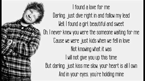 lyrics ed sheeran perfect|perfect ed sheeran lyrics printable.